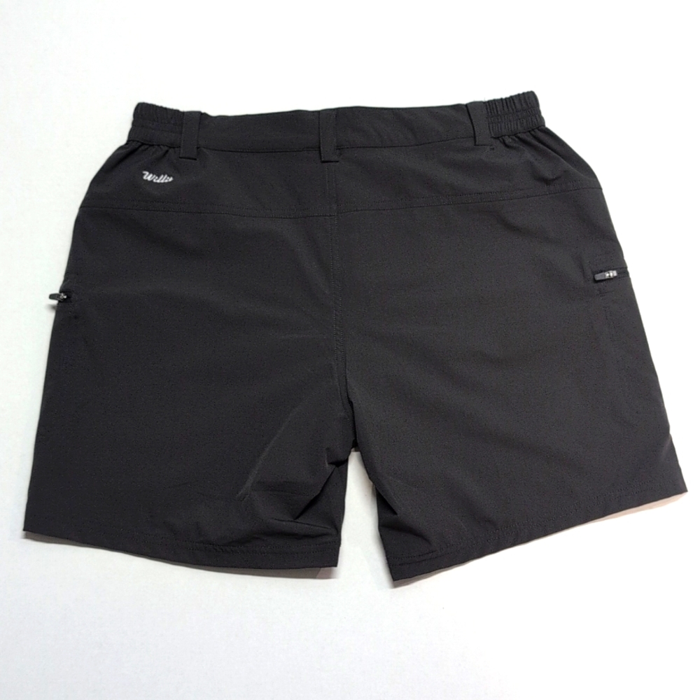 Willit Women's Hiking Gulf Shorts Cargo Outdoor Deep Gray Shorts Large